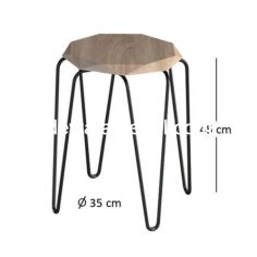 Coffee Table Size 35 - Xavier ZION BLACK / Hitam 